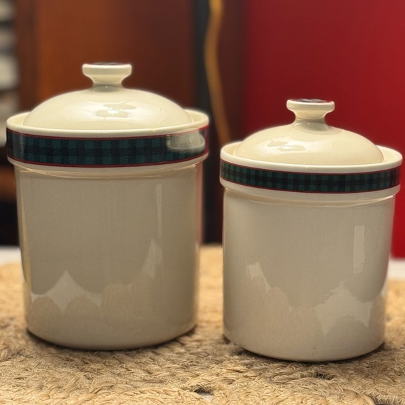 Vintage Ingleman Applejack Ceramic Canister Set - Picture 2 of 5